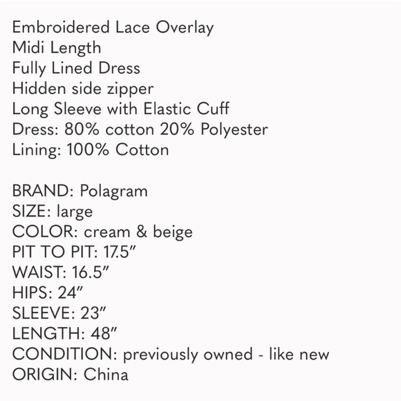 Polagram rust lace dress - Picture 3 of 5